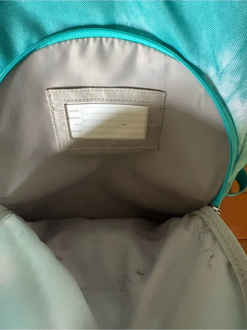 Pottery Barn Teen Teal and White Tie-Dye Kids Backpack